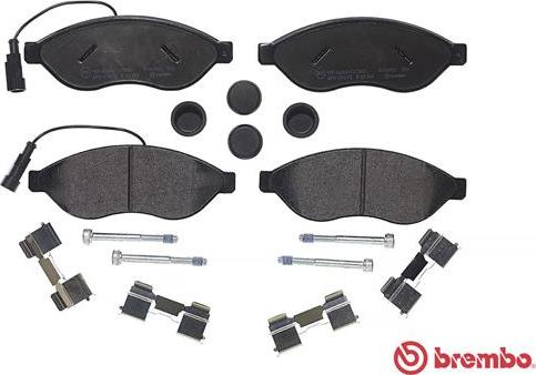 Brembo P 23 143 - Kit pastiglie freno, Freno a disco www.autoricambit.com