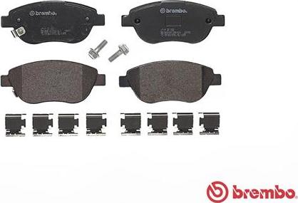 Brembo P 23 153 - Kit pastiglie freno, Freno a disco www.autoricambit.com