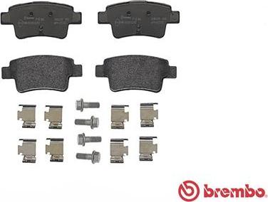 Brembo P 23 104 - Kit pastiglie freno, Freno a disco www.autoricambit.com