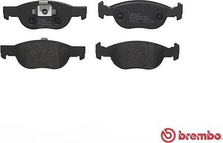 Brembo P 23 125 - Kit pastiglie freno, Freno a disco www.autoricambit.com