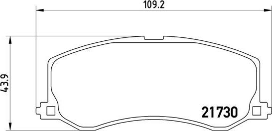 Brembo P 79 004 - Kit pastiglie freno, Freno a disco www.autoricambit.com