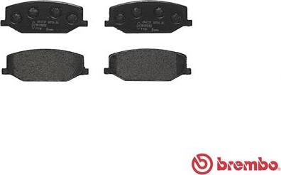 Brembo P 79 001 - Kit pastiglie freno, Freno a disco www.autoricambit.com