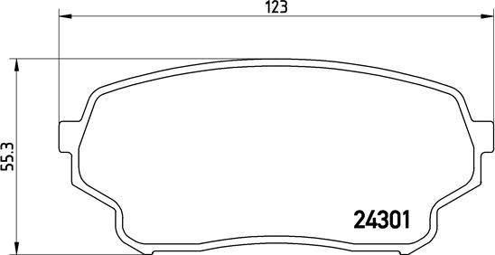 Brembo P 79 019 - Kit pastiglie freno, Freno a disco www.autoricambit.com