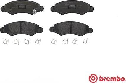 Brembo P 79 015 - Kit pastiglie freno, Freno a disco www.autoricambit.com