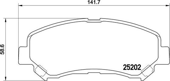 Brembo P 79 028 - Kit pastiglie freno, Freno a disco www.autoricambit.com