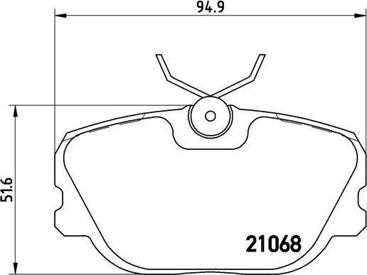 Brembo P 71 004 - Kit pastiglie freno, Freno a disco www.autoricambit.com