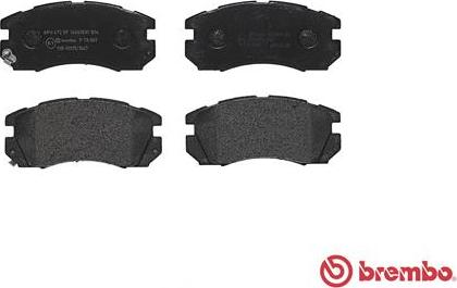 Brembo P 78 007 - Kit pastiglie freno, Freno a disco www.autoricambit.com