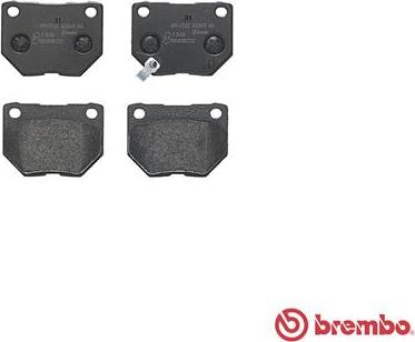 Brembo P 78 016 - Kit pastiglie freno, Freno a disco www.autoricambit.com