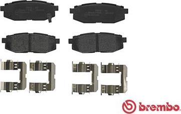 Brembo P 78 018 - Kit pastiglie freno, Freno a disco www.autoricambit.com