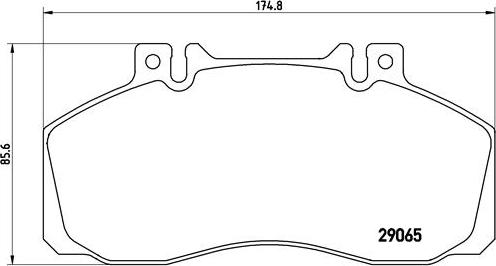 Brembo P A6 008 - Kit pastiglie freno, Freno a disco www.autoricambit.com