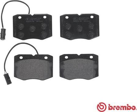 Brembo P A6 014 - Kit pastiglie freno, Freno a disco www.autoricambit.com