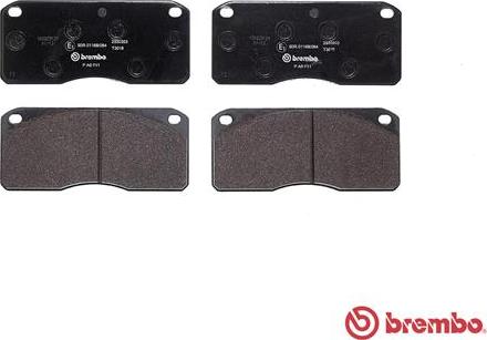 Brembo P A6 011 - Kit pastiglie freno, Freno a disco www.autoricambit.com