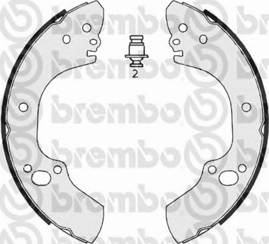 Brembo S 59 526 - Kit freno, freni a tamburo www.autoricambit.com