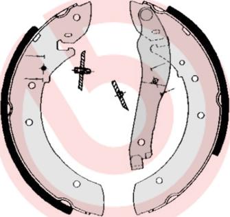 Brembo S 61 510 - Kit freno, freni a tamburo www.autoricambit.com