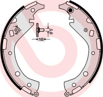 Brembo S 83 549 - Kit freno, freni a tamburo www.autoricambit.com