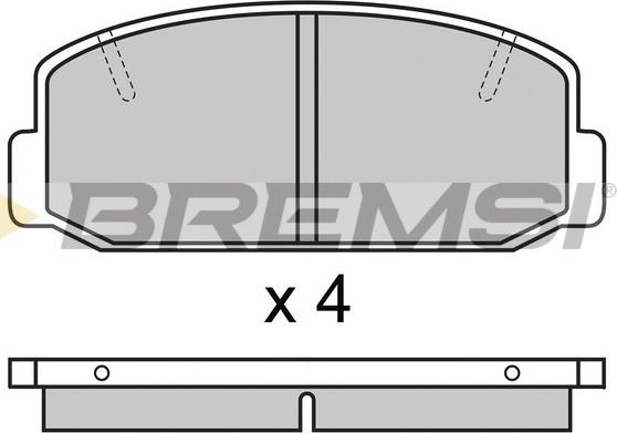 BENDIX 318262 - Kit pastiglie freno, Freno a disco www.autoricambit.com