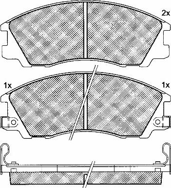 Valeo 9010741 - Kit pastiglie freno, Freno a disco www.autoricambit.com