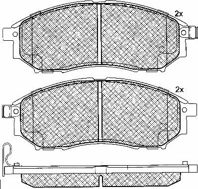 Magneti Marelli 323700038700 - Kit pastiglie freno, Freno a disco www.autoricambit.com