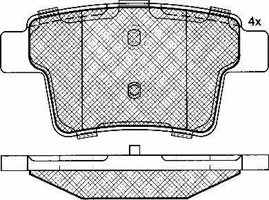 ATE LD3831 - Kit pastiglie freno, Freno a disco www.autoricambit.com