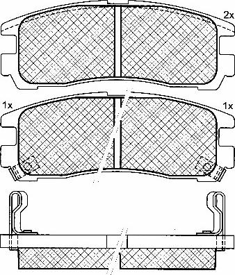 HELLA 8DB 355 006-631 - Kit pastiglie freno, Freno a disco www.autoricambit.com