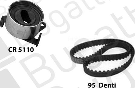 BUGATTI BKCD0559 - Kit cinghie dentate www.autoricambit.com