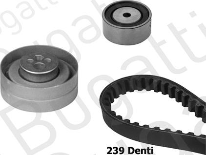 BUGATTI BKCD0640 - Kit cinghie dentate www.autoricambit.com