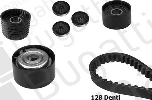 BUGATTI BKCD0615 - Kit cinghie dentate www.autoricambit.com