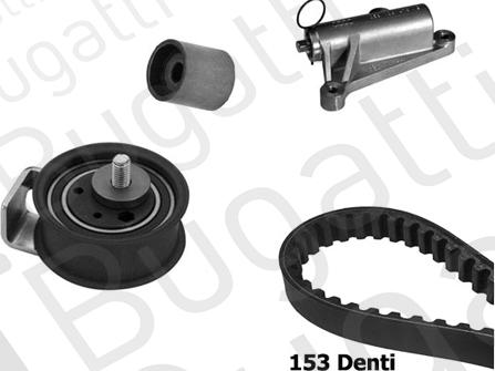 BUGATTI BKCD0623 - Kit cinghie dentate www.autoricambit.com