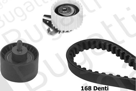 BUGATTI BKCD0096 - Kit cinghie dentate www.autoricambit.com