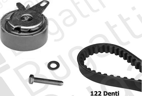 BUGATTI BKCD0054 - Kit cinghie dentate www.autoricambit.com