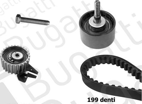 BUGATTI BKCD0005 - Kit cinghie dentate www.autoricambit.com