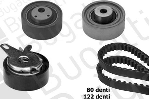 BUGATTI BKCD0008 - Kit cinghie dentate www.autoricambit.com