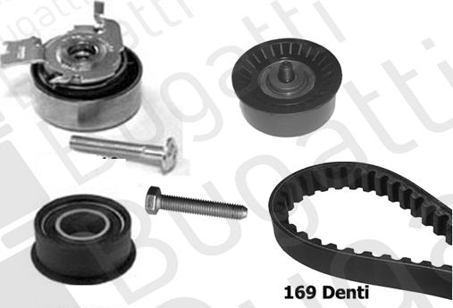 BUGATTI BKCD0028 - Kit cinghie dentate www.autoricambit.com