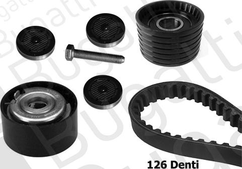 BUGATTI BKCD0143 - Kit cinghie dentate www.autoricambit.com