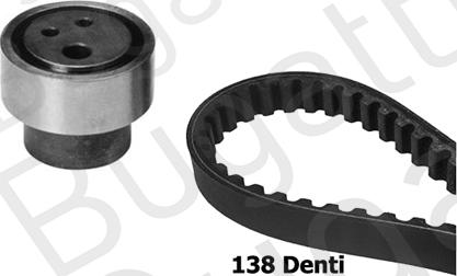 BUGATTI BKCD0105 - Kit cinghie dentate www.autoricambit.com