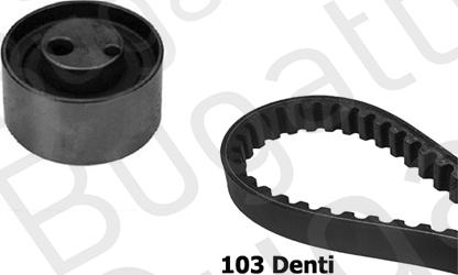 BUGATTI BKCD0182 - Kit cinghie dentate www.autoricambit.com