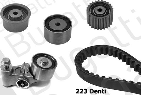 BUGATTI BKCD0187 - Kit cinghie dentate www.autoricambit.com