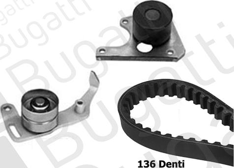 BUGATTI BKCD0123 - Kit cinghie dentate www.autoricambit.com