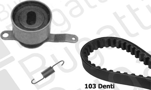 BUGATTI BKCD0175 - Kit cinghie dentate www.autoricambit.com