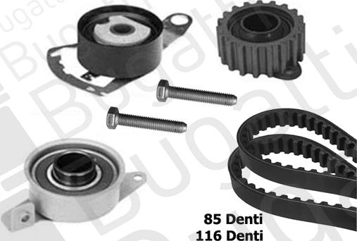 BUGATTI BKCD0362 - Kit cinghie dentate www.autoricambit.com