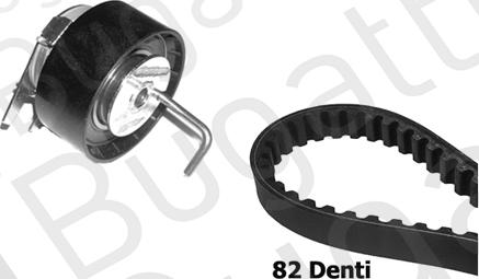 BUGATTI BKCD0311 - Kit cinghie dentate www.autoricambit.com