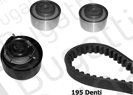 BUGATTI BKCD0312 - Kit cinghie dentate www.autoricambit.com