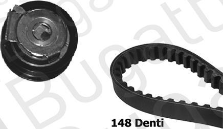 BUGATTI BKCD0225 - Kit cinghie dentate www.autoricambit.com