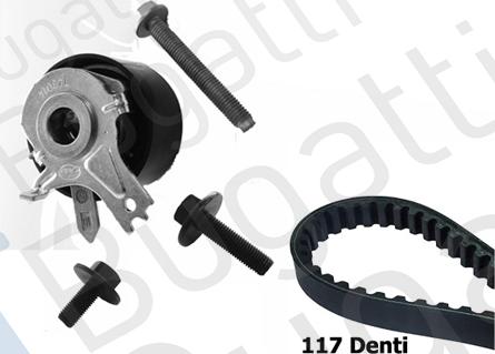 BUGATTI BKCD0751 - Kit cinghie dentate www.autoricambit.com