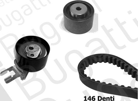 BUGATTI BKCD0777 - Kit cinghie dentate www.autoricambit.com