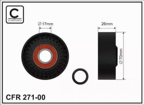 Starline RS X00047P - Galoppino/Guidacinghia, Cinghia Poly-V www.autoricambit.com