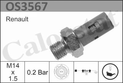 Calorstat by Vernet OS3567 - Sensore, Pressione olio www.autoricambit.com