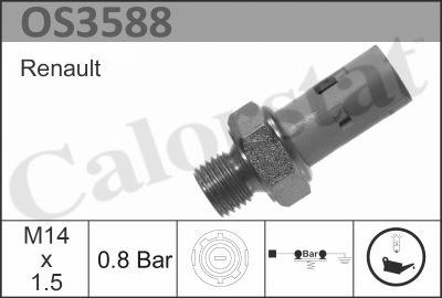 Calorstat by Vernet OS3588 - Sensore, Pressione olio www.autoricambit.com