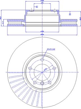 ATE 24.0132-0160.1 - Discofreno www.autoricambit.com