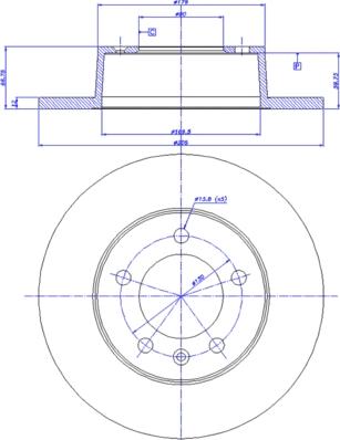 Ferodo DDF1272C1 - Discofreno www.autoricambit.com